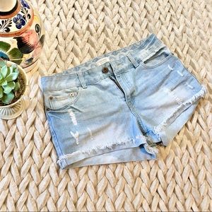 Forever 21 Lightwash Denim Shorts